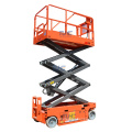 10m electric self-propelled hydraulic scissor lift with powerful battery